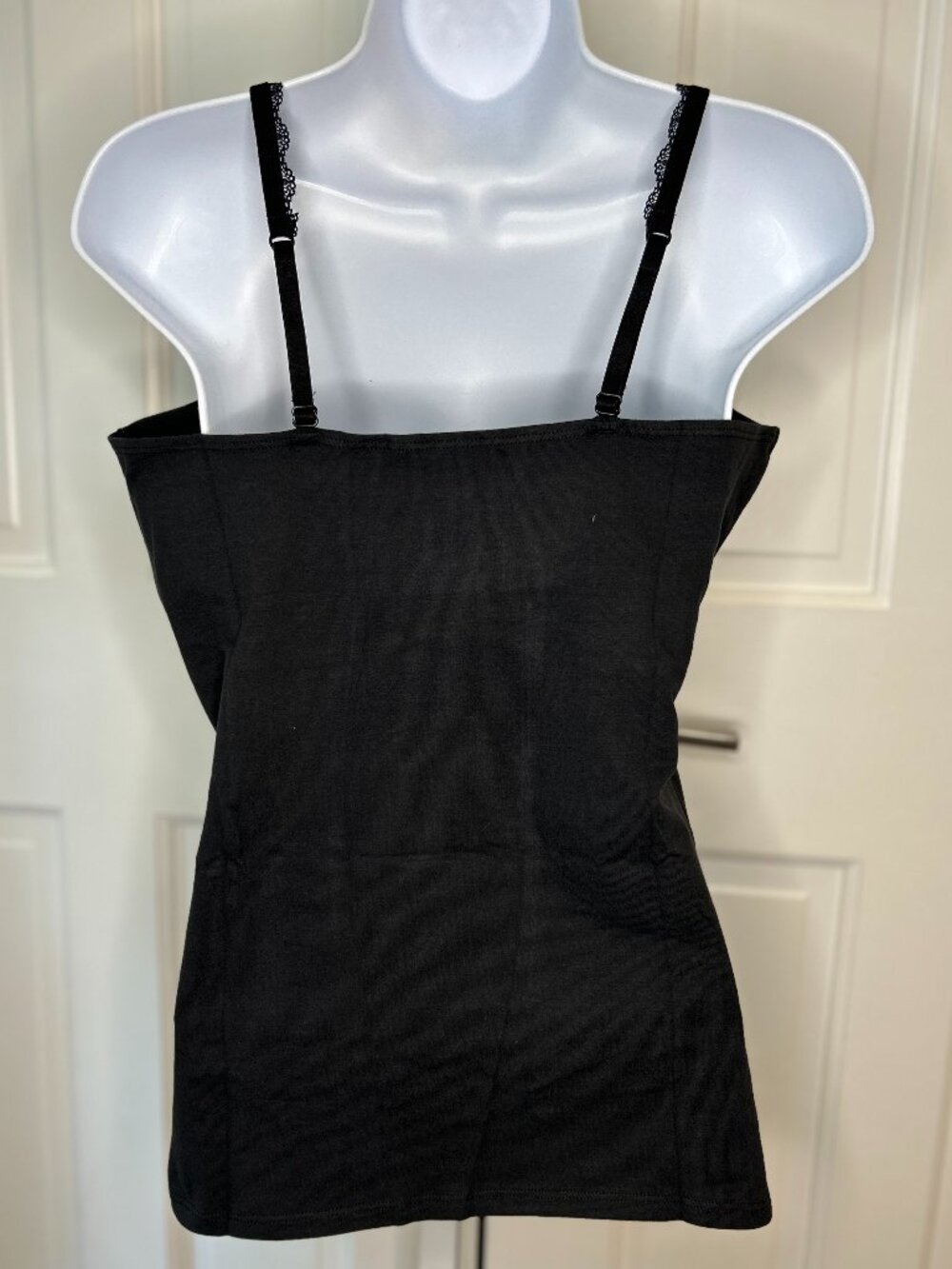 NWT black Pact organic cotton black camisoles - Medium - Picture 2 of 3